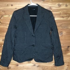 j. crew black label pin stripped blazer Size 4